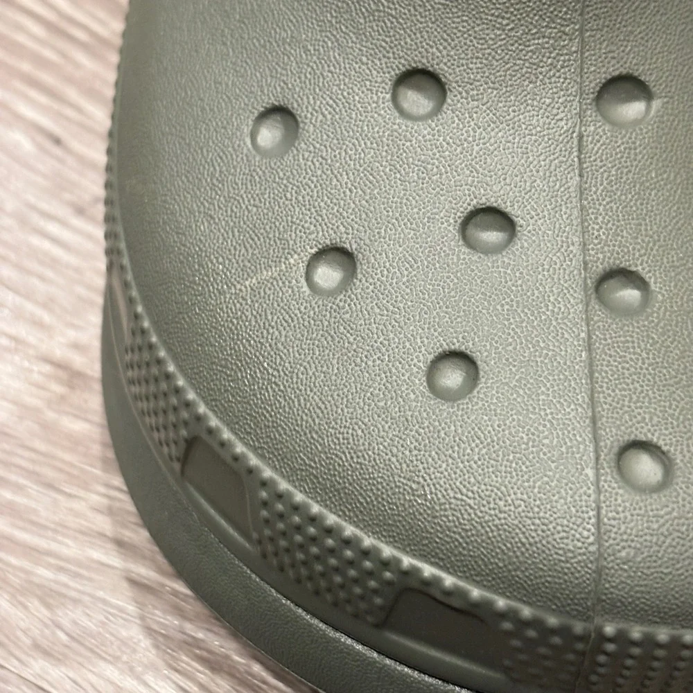 Crocs Crush Boot Dusty Olive Green Platform Waterproof Rain Boots Gorpcore 6 NEW